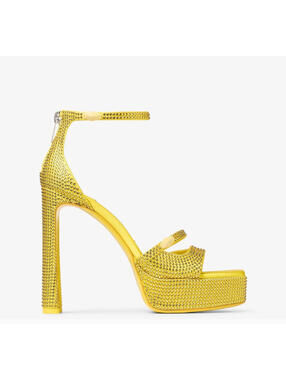 Jimmy Choo Clarissa Crystal Platforms(PLEASE REQUEST YOUR SIZE BEFORE PURCHASING